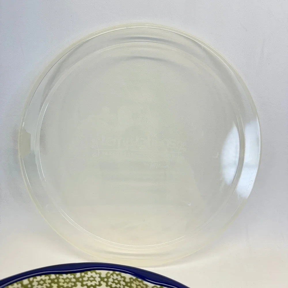 Temp-tations Old World Confetti Bundt Baker Ceramic with Lid